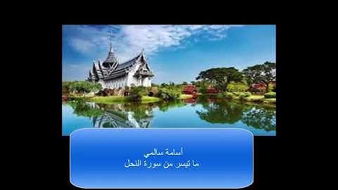 تلاوة رائعة من صلاة التراويح للقارئ أسامة سالمي من مسجد الدعوة لرمضان 1440