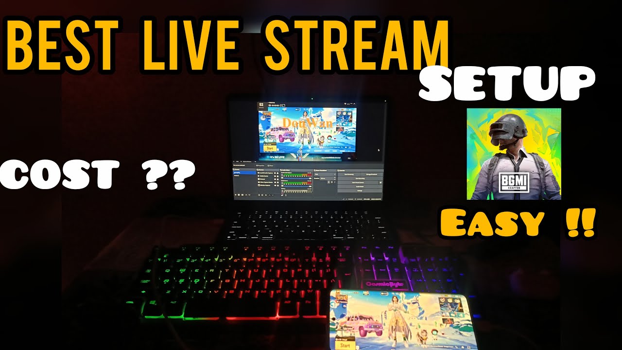 HOW TO LIVE STREAM BGMI ON YOUTUBE USING OBS STUDIO AND DOUWAN 🔥🔥 ...