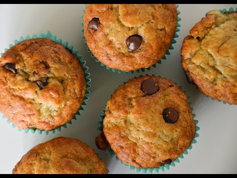 Chocolate Chip Banana Bread Muffins