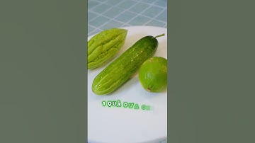Khổ qua + dưa leo 1 tuần giảm cân tụt quần #weightloss #fatloss #health #healthtips #lossweight