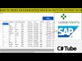 How to print datagridview data in crystal report in c#