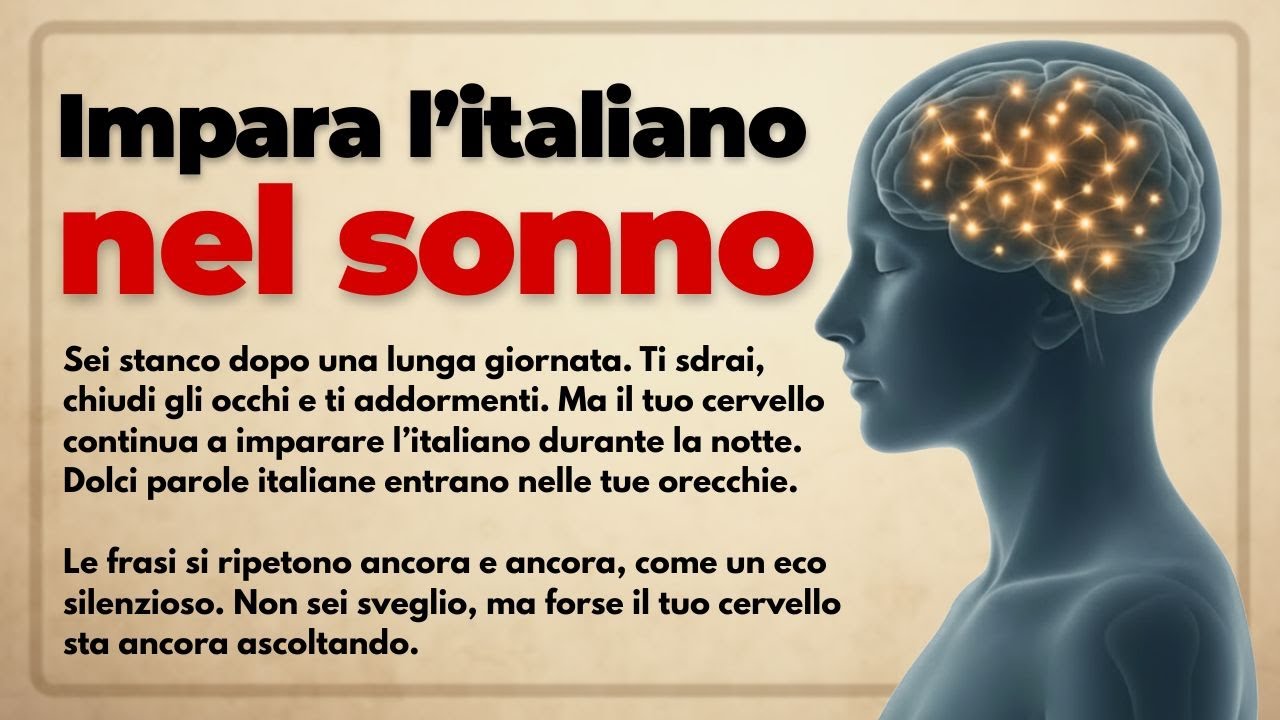 Impara l’italiano mentre dormi: 50 frasi utili da ascoltare