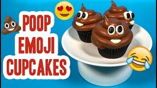 Poop Emoji Cupcakes