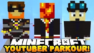 Minecraft YOUTUBER PARKOUR! (PrestonPlayz, TheDiamondMinecart, SkyDoesMinecraft & More!)