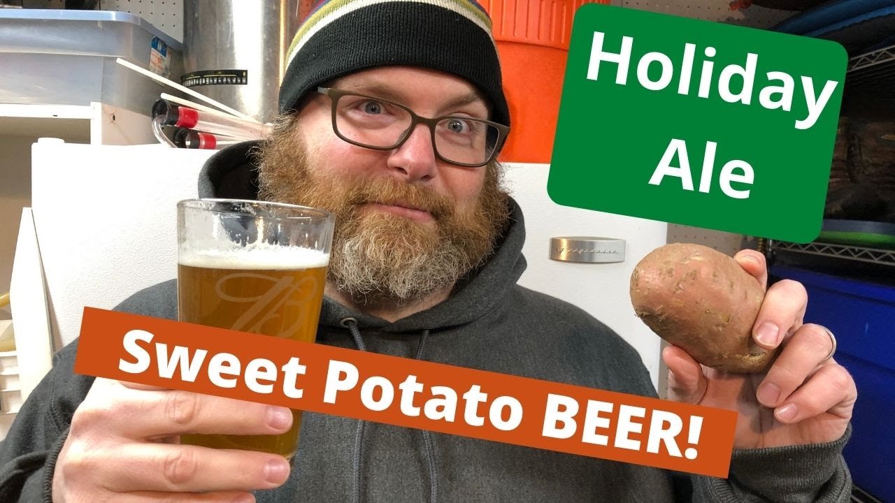 Домашний праздничный эль из батата с пряной настойкой