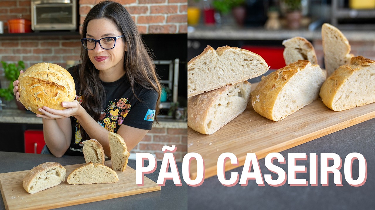 O pão que muita gente digere melhor e dá para fazer em casa com apenas 4 ingredientes