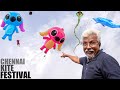 Dad's visit to International Kite Festival 🤩🪁| Many varieties of Kites 💯😍