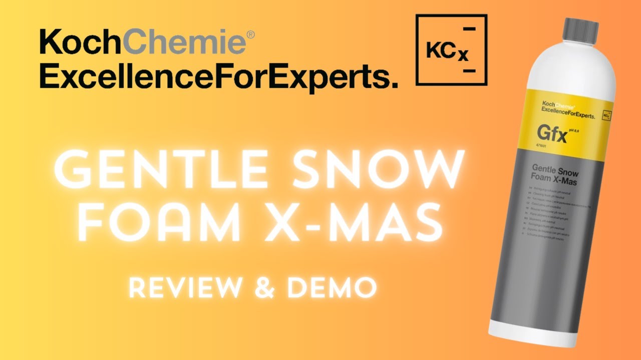 Koch Chemie - GFX - Gentle Snow Foam XMAS - DEMO - YouTube