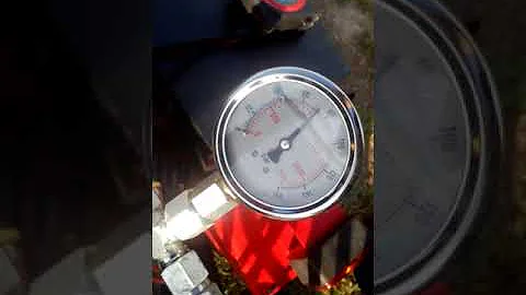 Jaký je průběh tlaku v hydraulice?