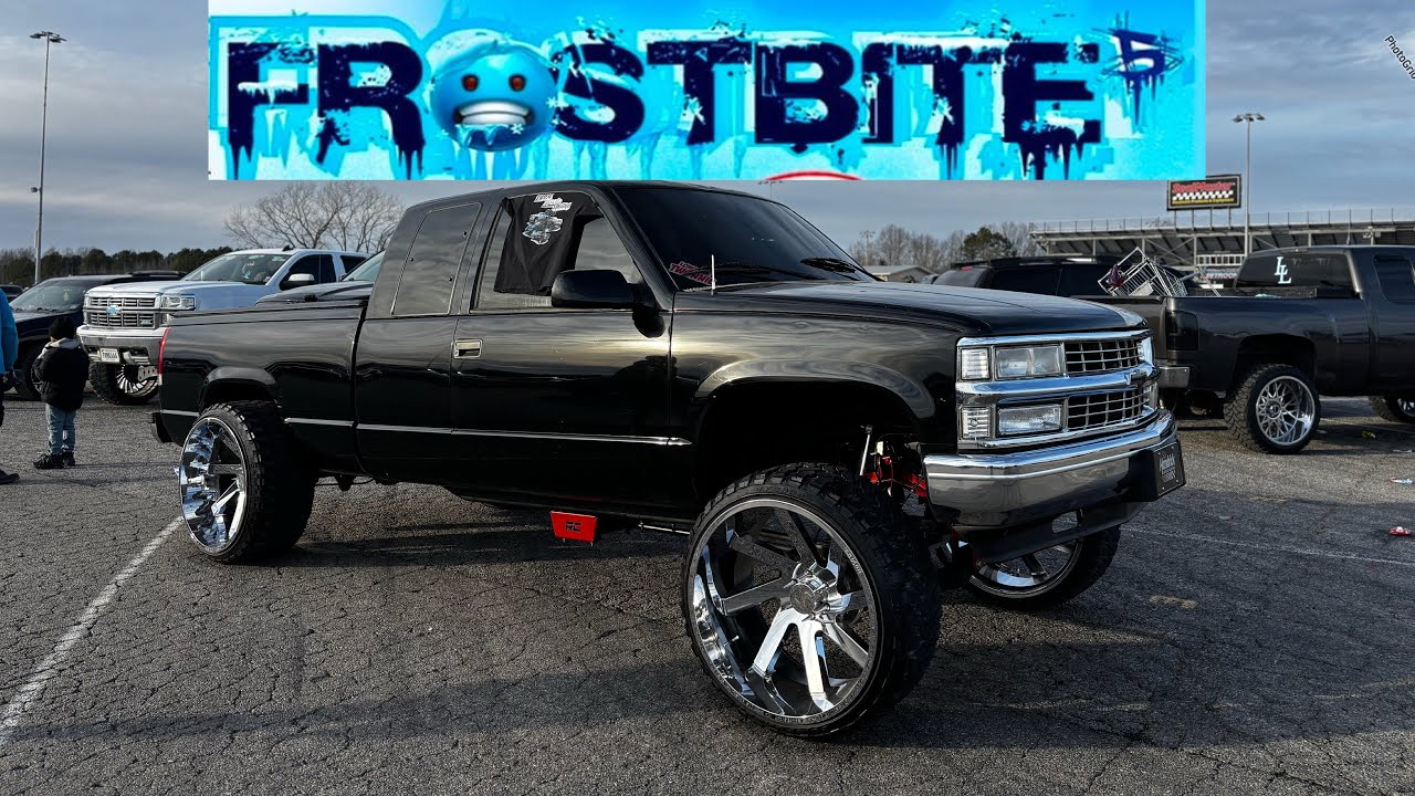 Biggest Truck Show In Va | FROSTBITE PT5 | Lifted Trucks | Squatted Truck | Bagged Trucks