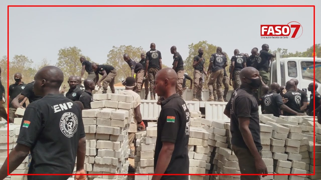 «96 heures de l’élève policier» : Un don de 12 tonnes de ciment pour soutenir l’initiative Faso Mêbo