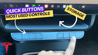NEW Tesla Model 3/Y Integrated Physical Control Buttons With BuiltIn Storage (Upgraded Version)