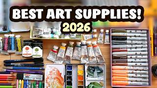 My go-to Favourite Art Supplies! (2026 edition)