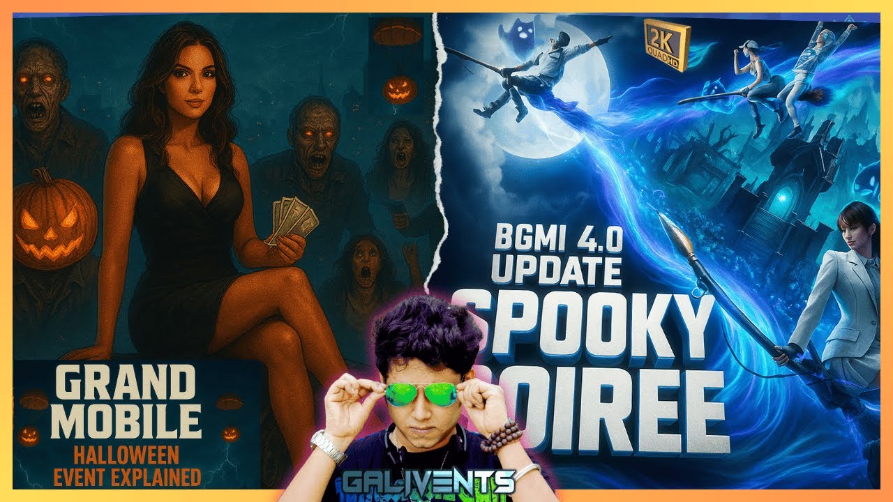 🚀 LIVE: 4 SECRET TIPS to DOMINATE GRAND MOBILE RP Halloween Event | BGMI 4.1 in IQOO 13 - T3 soon