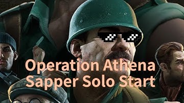 Operation Athena Sapper Solo Start #commandosorigins