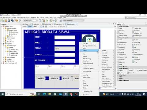 MENGHAPUS DATA DI TABEL DENGAN JAVA NETBEANS