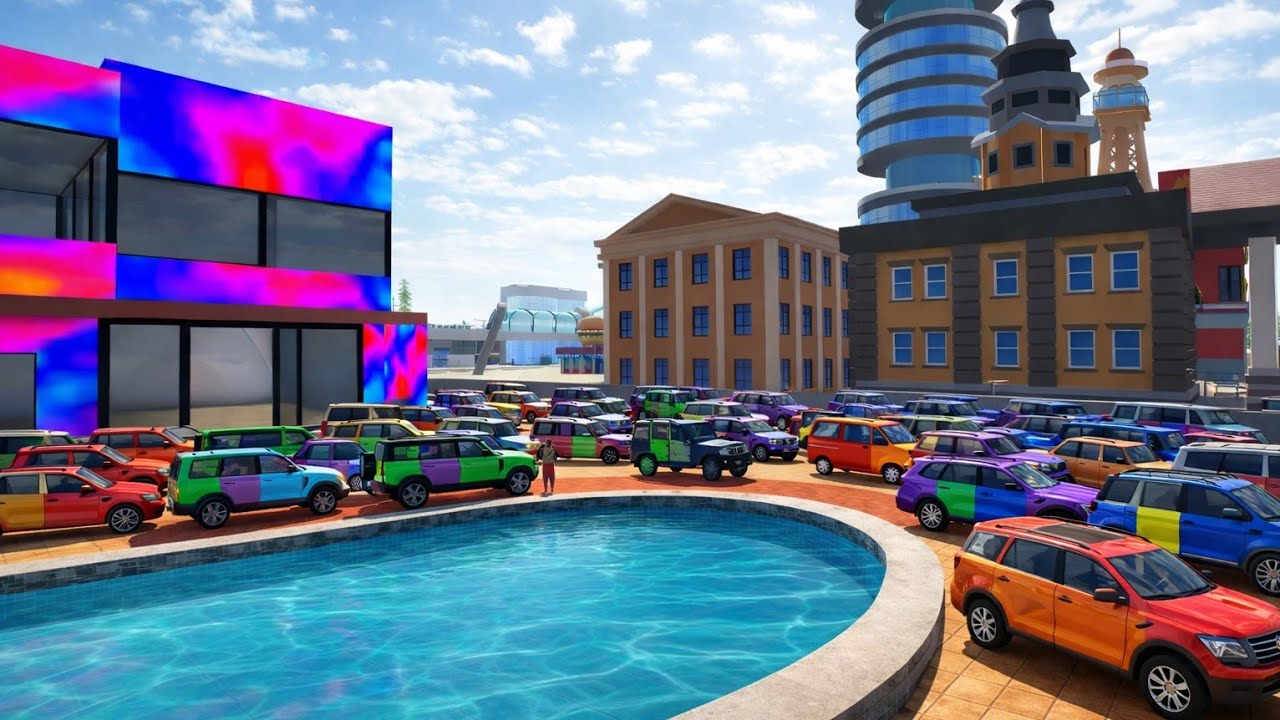  Sabhi gadiyon Ko DJ stage ke pass lekar Jana aur uske upar chadhana aur ek Bugatti se accident karn