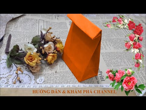 Video (P2) Hướng dẫn cách làm gấp hộp quà bằng giấy | How to... - youtube