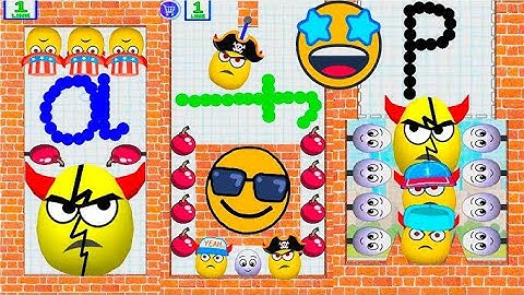 Draw To Smash 🌚🌝🔥 Max All Levels Unlocked Gameplay (iOS, Android)