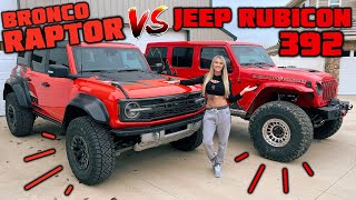 Bronco Raptor VS Jeep 392  Comparison That ACTUALLY Matters!