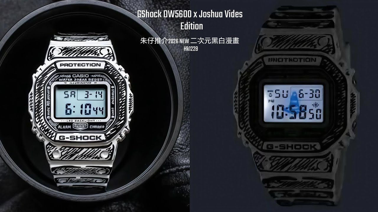 GSHOCK Joshua Videsコラボ　DW-5600JV-7JR マンガ GSHOCK Joshua VidesコラボDW-5600JV-7JR マンガ