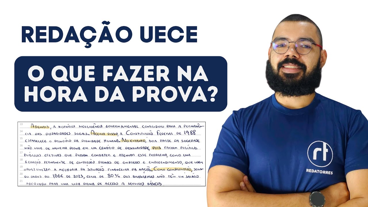Redação Uece: orientações gerais