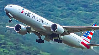 35 HEAVY AIRCRAFT Takeoffs & Landings | 747 A350 777 A380 787 | Hong Kong Airport Plane Spotting