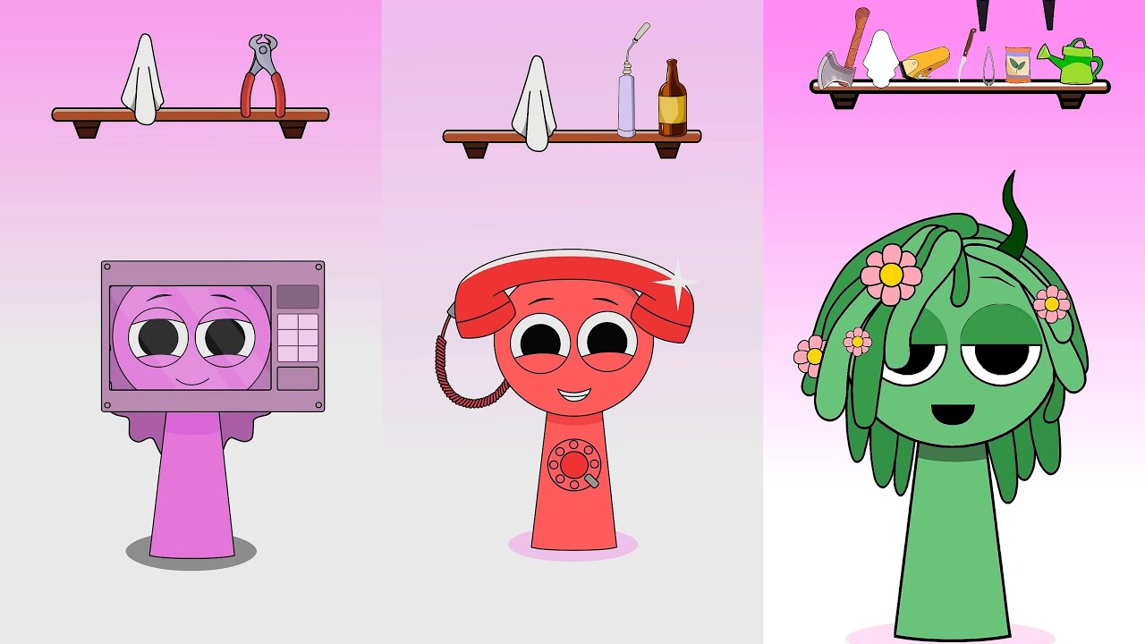 Nooo Help Sprunki _Lily🆚️ Tele_Oc_Repair 🆚️ Vineria