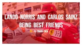 Lando Norris and Carlos Sainz being best friends | F1 Track Talk