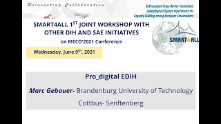 Prodigital Edih By Marc Gebauer1St Smart4All Joint Workshop9Th June 2021