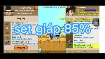[NRO] Sức mạnh thật sự của set giáp 85% #NgocRongOnline #NgọcRồngOnline #HuyMajjinC7 #nro #Nro