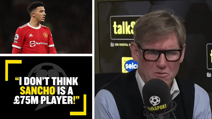 "I DON'T THINK SANCHO IS A 75M PLAYER !" 😱White and Jordan discuss why Sancho is struggling 🤔
