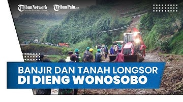 Video Banjir dan Tanah Longsor Terjadi di Dieng Wonosobo, Jalan Sempat Tertutup