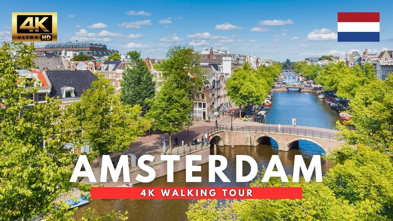 Amsterdam, The Netherlands – 115 Min Walk through the Jordaan Canals & Hidden Streets (4K)