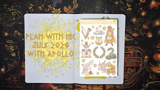 My July BuJo Setup With Apollo ☀️