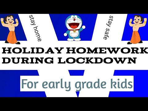 holiday homework for lkg class pdf
