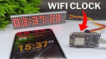 How To Make A Wifi LED Digital Clock.
