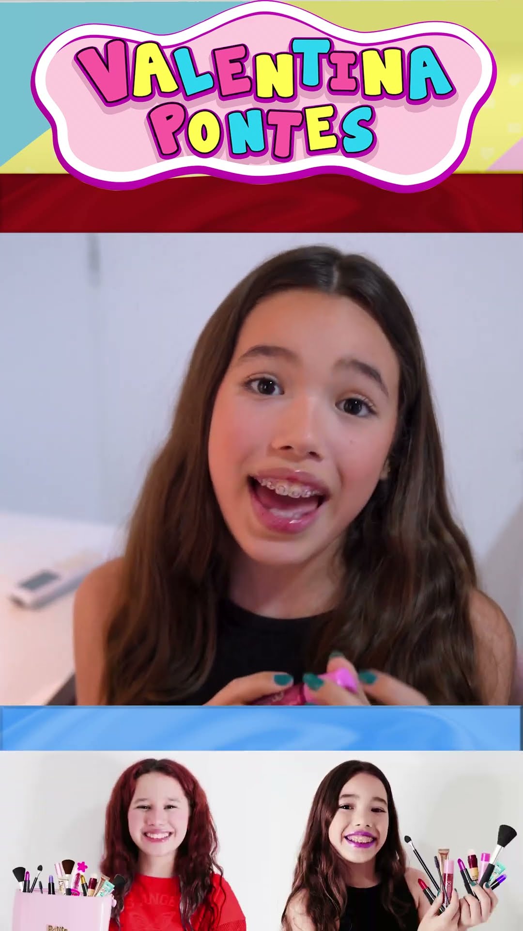 ? Valentina and her friend want the same MAKEUP for kids!!