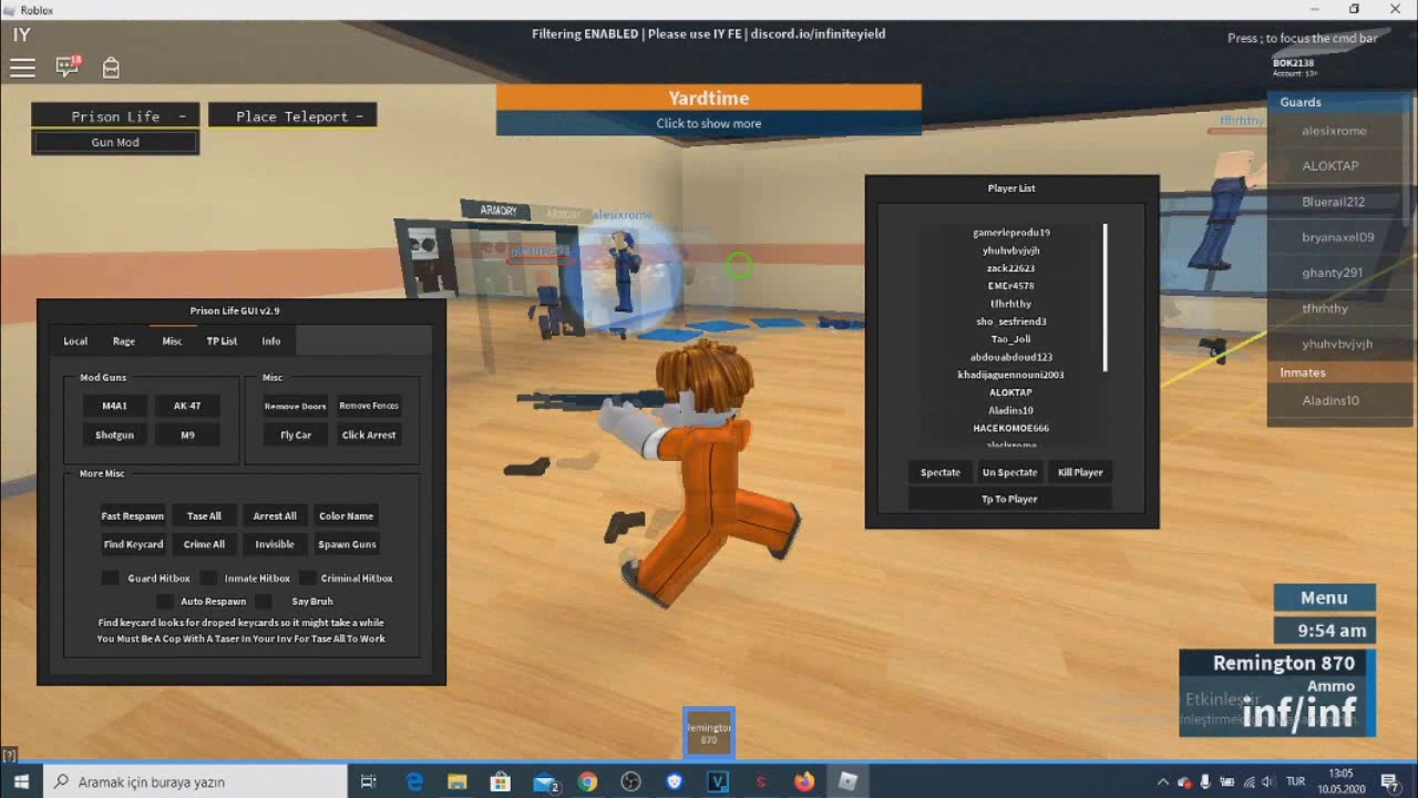 roblox hack scripts prison life