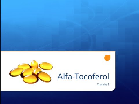Vídeo: Acetato De Alfa-tocoferol: Instrucciones, Aplicación
