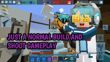 Just a normal build and shoot gameplay :