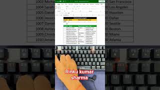 Find any value in excel without scrolling #excel #exceltips #exceltricks #rinkukumarsharma