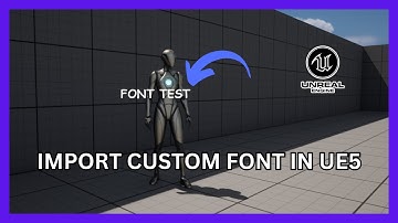How To Import Custom Font - Unreal Engine 5 Tutorial