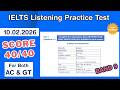 IELTS Listening Practice Test 2026 With Answers 10.02.2026 - Test #231