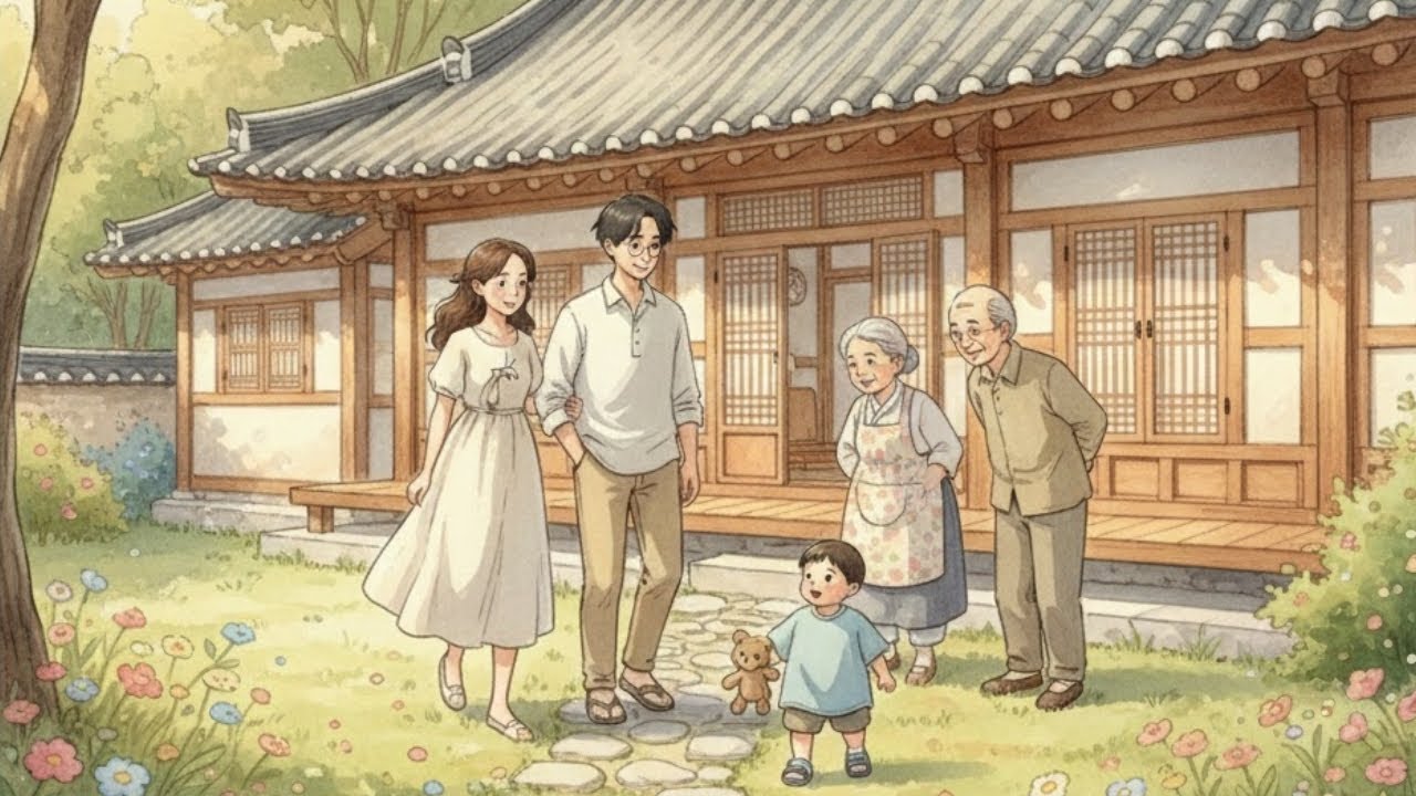 A Korean Summer: Family Vacation from City to Countryside | Ghibli-Style 2D Animation