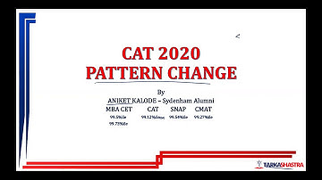 CAT 2020 pattern changed: Exam of 2 hours only, Each section 40 minutes