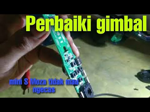 Perbaiki Gimbal mini S moza tidak mau ngecas