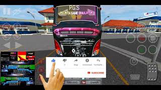 hasil livery bussid arjuna xhd buatan sendri biar tambah ganteng.. #BUSID#