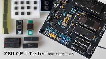 Z80 CPU Tester сборка и проверка процессоров в DIP, PLCC, QFP корпусах (8bit-museum.de)