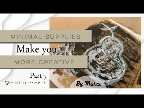 How minimal supplies will make you more creative. draw the same thing over and over 7